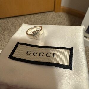 Gucci Silver Heart Ring